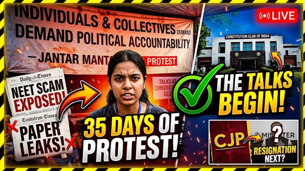 Jantar Mantar Protest Live Updates: CJP Talks With Centre at Constitution Club